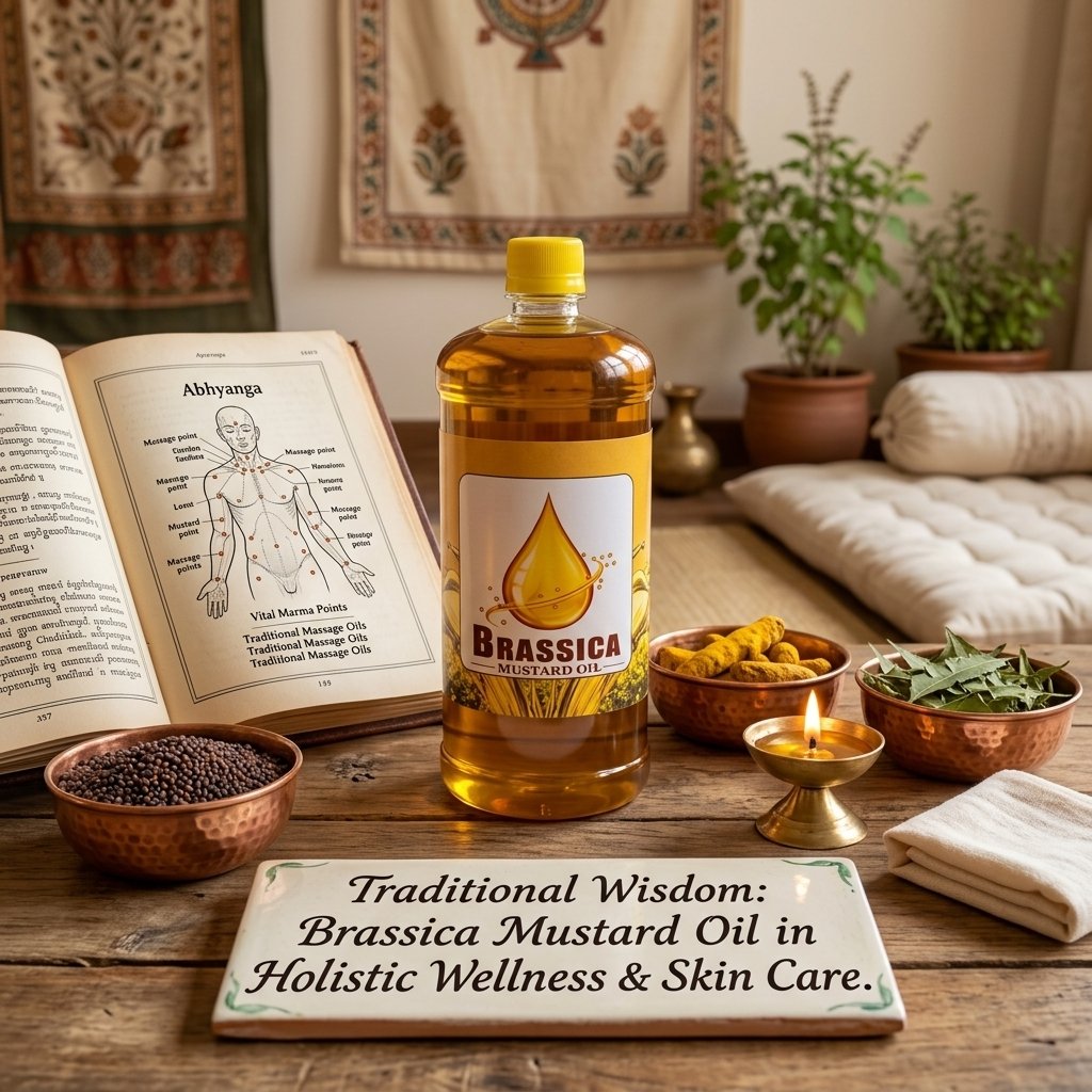 Brassica Mustard Oil Cold Pressed Oil 1 Liter - Photo 3