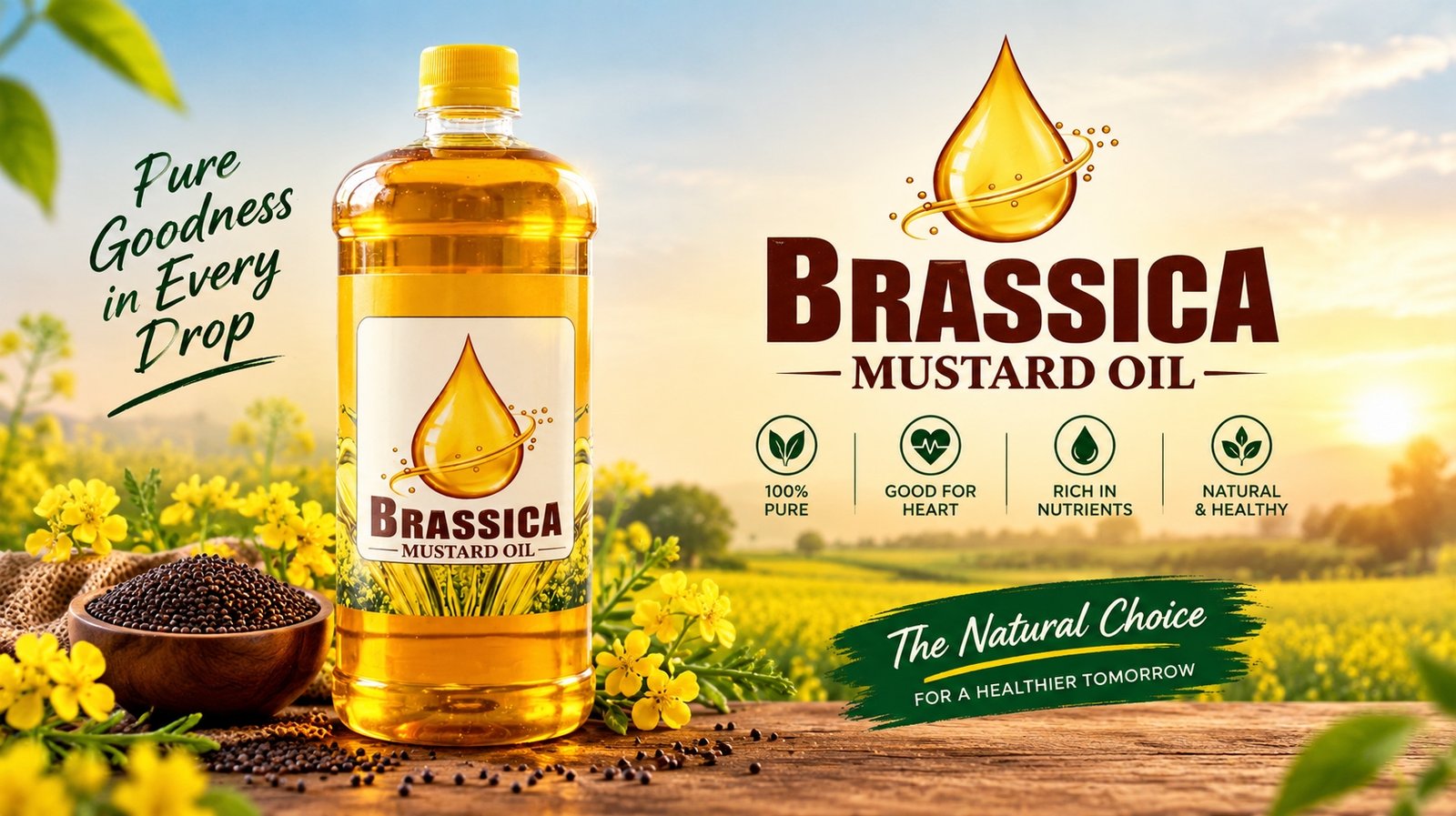 Brassica Oil commercial film